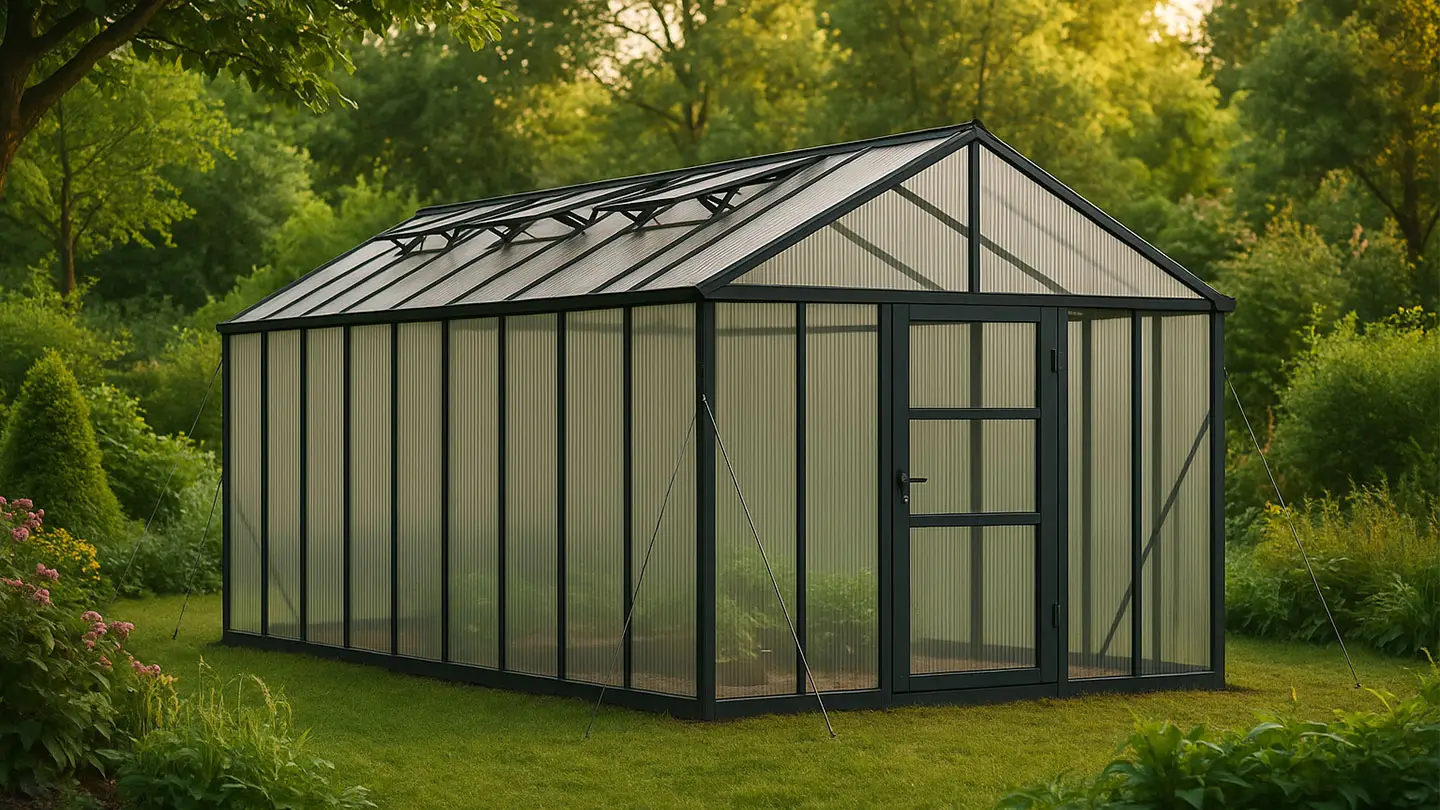 Polycarbonat drivhus
