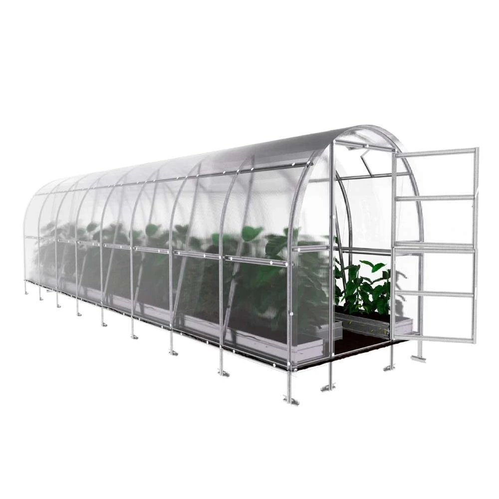 KLASIKA SLIM drivhus 2 x 8 m (16 m2) | Drivhus-shop.dk | Drivhus |