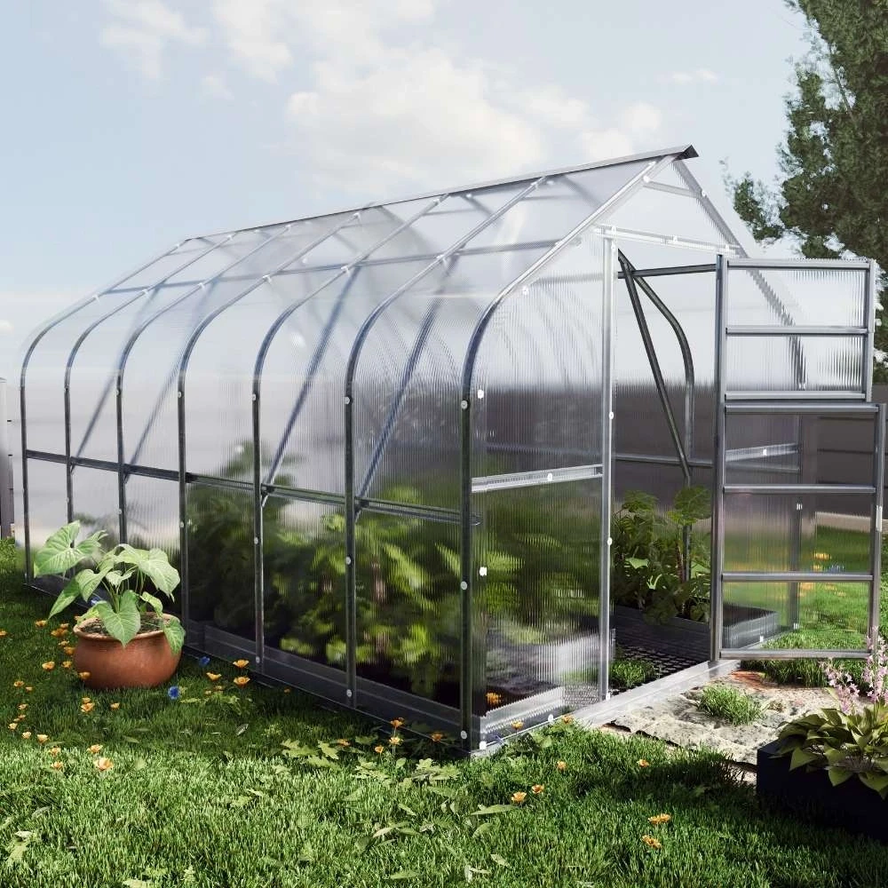 KLASIKA Standard 2,5 x 4 m (10 m2) (2 Loft vinduer) | Drivhus-shop.dk | Drivhus |