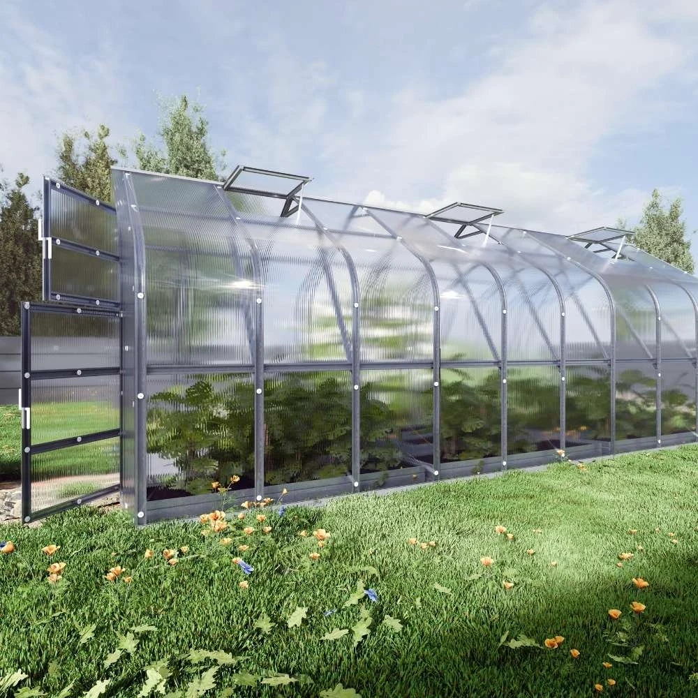 KLASIKA Standard 2,5 x 6 m (15 m2) (3 Loft vinduer) | Drivhus-shop.dk | Drivhus |