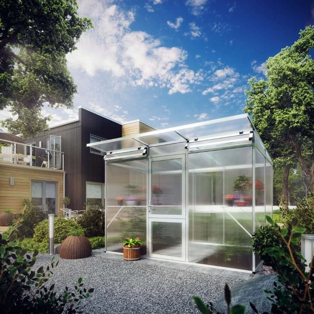 Greenhouse Linea II, anthracite-grey | Drivhus-shop.dk | Drivhus |