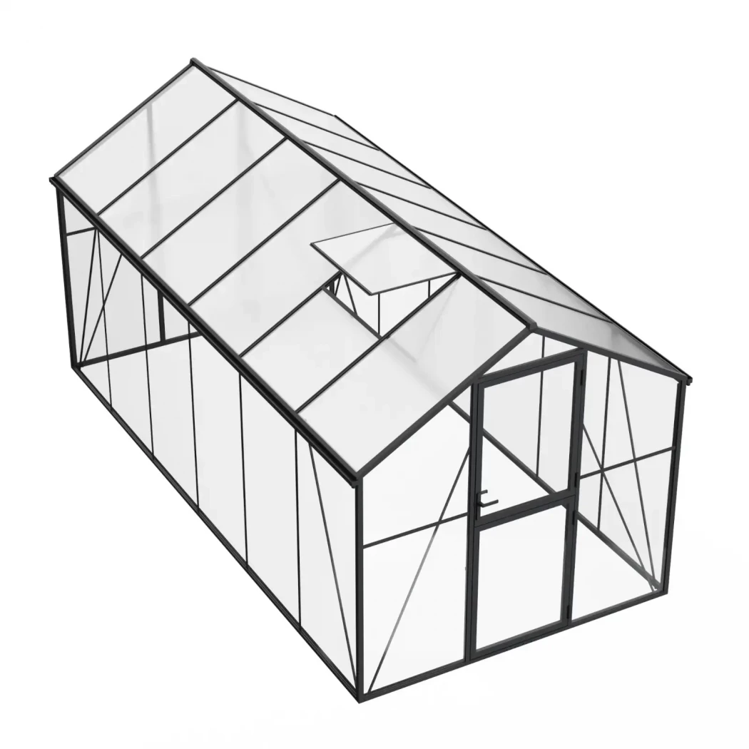 Drivhus Premium Sort 457 cm - Glas/Polycarbonat | Drivhus-shop.dk | Drivhus , Orangeri |