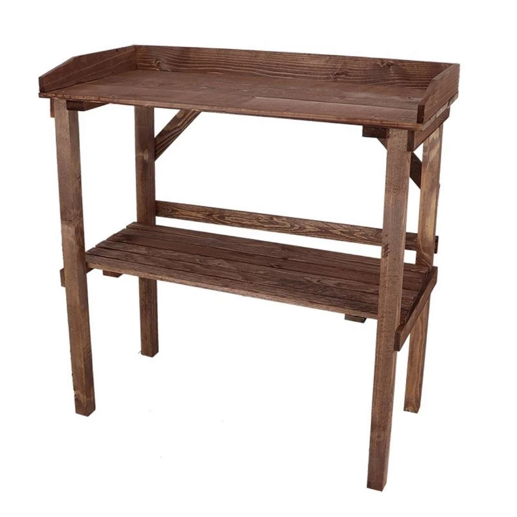 Plantebord i brunt træ | Drivhus-shop.dk | |