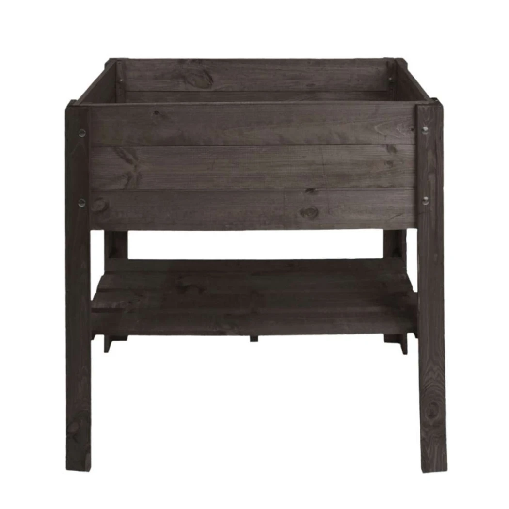 Højbed i sort fyrretræ | Drivhus-shop.dk | |