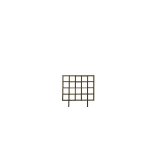 Højbed med espalier brun L