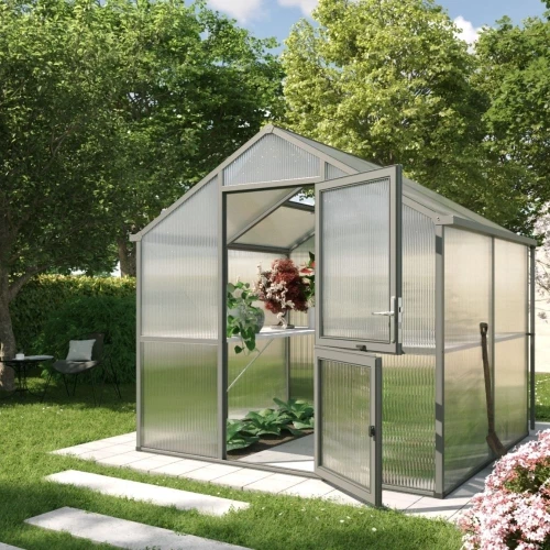 Greenhouse Iris II, anthracite-grey Greenhouse Iris II, anthracite-grey