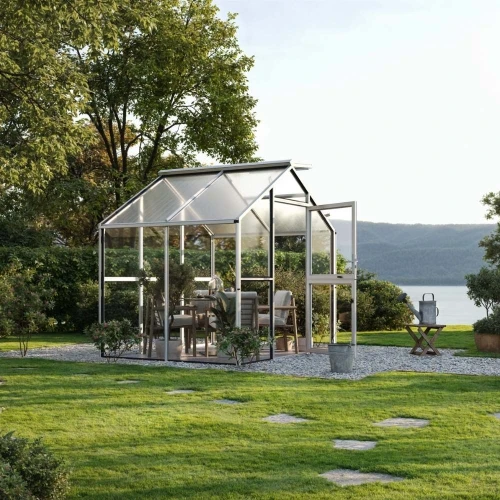 Greenhouse Novum II, 4 mm glass + polycarbonate, blank Greenhouse Novum II, 4 mm glass + polycarbonate, blank