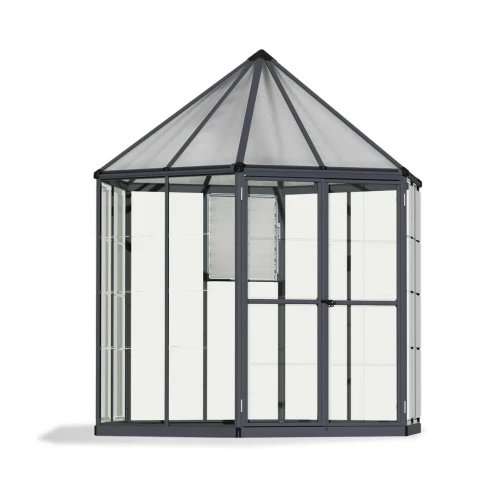 Drivhus Oasis hexagonal 4 m2 Drivhus Oasis hexagonal 4 m2