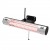 1500 W sort terrassevarmer