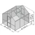 Greenhouse Dahlie III, anthracite-grey