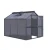 Greenhouse Galant III, only polycarbonate, anthracite-grey
