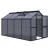 Greenhouse Galant IV, only polycarbonate, fir green