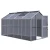 Greenhouse Galant IV, only polycarbonate, anthracite-grey