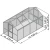Greenhouse Iris IV, anthracite-grey