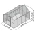 Greenhouse Novum IV, 4 mm glass + polycarbonate, blank