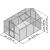 Greenhouse Rose III, blank